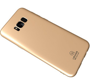 Силиконов гръб тпу ултра тънък оригинален USAMS Merly Series за Samsung Galaxy S8 G950 злато